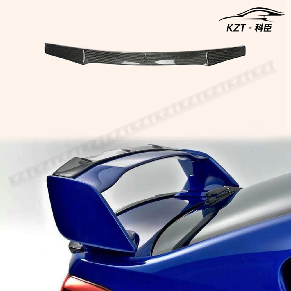 Rear Wing Blade for Subaru 14-18 Impreza WRX VAB VAF STI OEM Spoiler EPA Style Add on gurney Flap Carbon Fiber