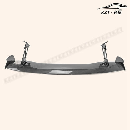 Rear Wing For Honda Civic FK7 FK8 JS Style Rear GT Spoiler with Base Carbon Fiber Car Body Kit Kazento Carbon Parts 车身侧板 FK8-RS-GT-JS&-CF