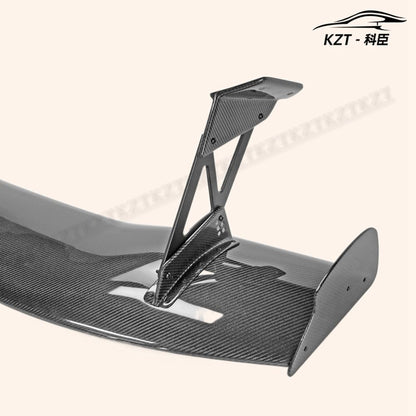 Rear Wing For Honda Civic FK7 FK8 JS Style Rear GT Spoiler with Base Carbon Fiber Car Body Kit