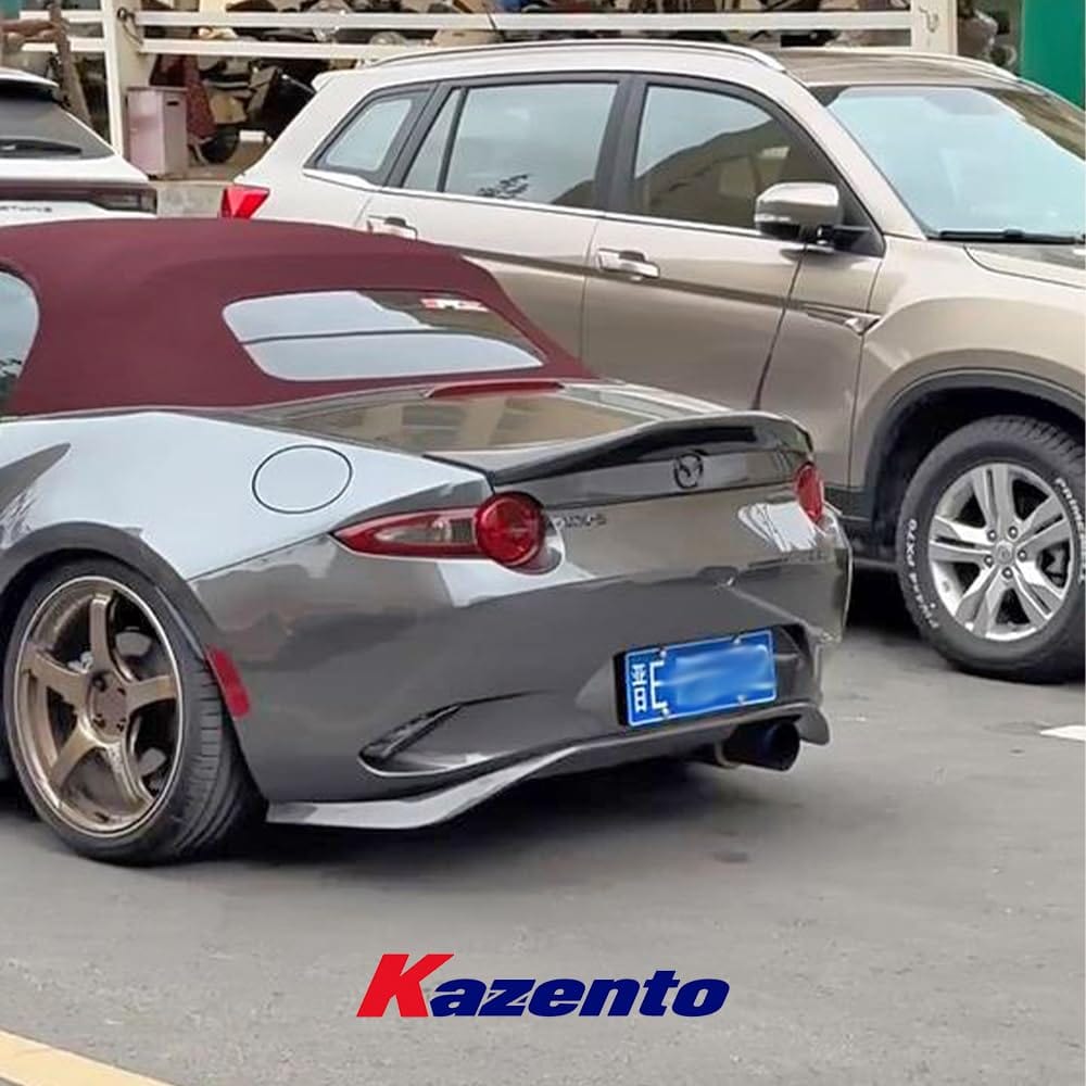 Rear Wing For Mazda MX5 Miata ND RF LMS Style Duckbill Spoiler Carbon Fiber Car Body Kit