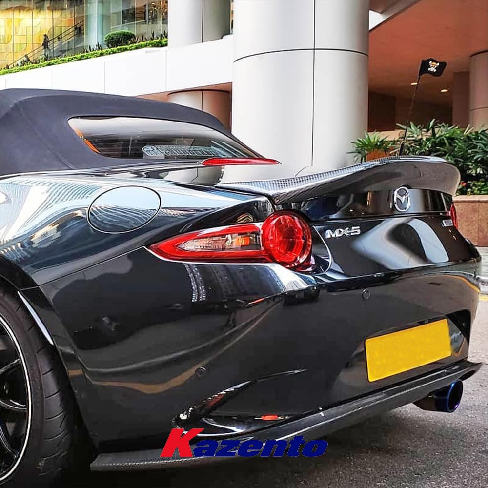Rear Wing For Mazda MX5 Miata ND RF LMS Style Duckbill Spoiler Carbon Fiber Car Body Kit
