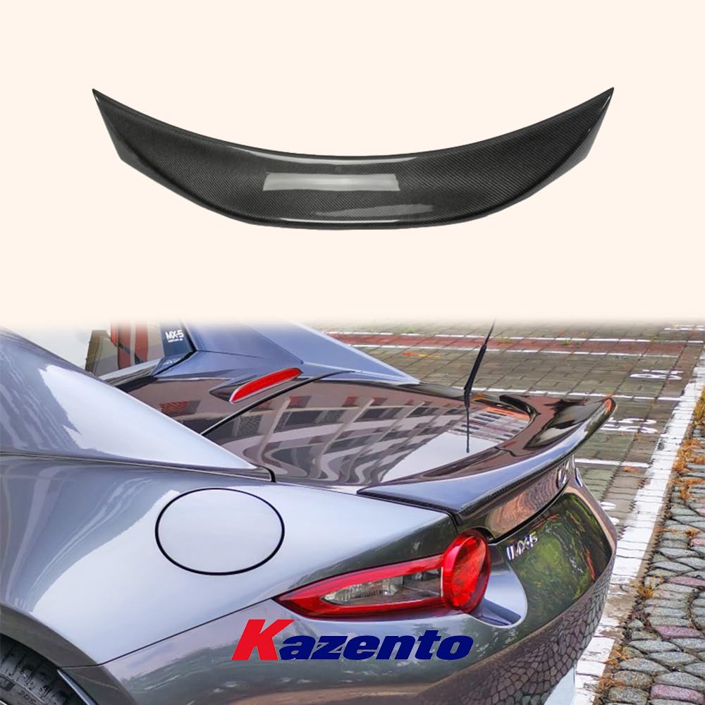 Rear Wing For Mazda MX5 Miata ND RF LMS Style Duckbill Spoiler Carbon Fiber Car Body Kit