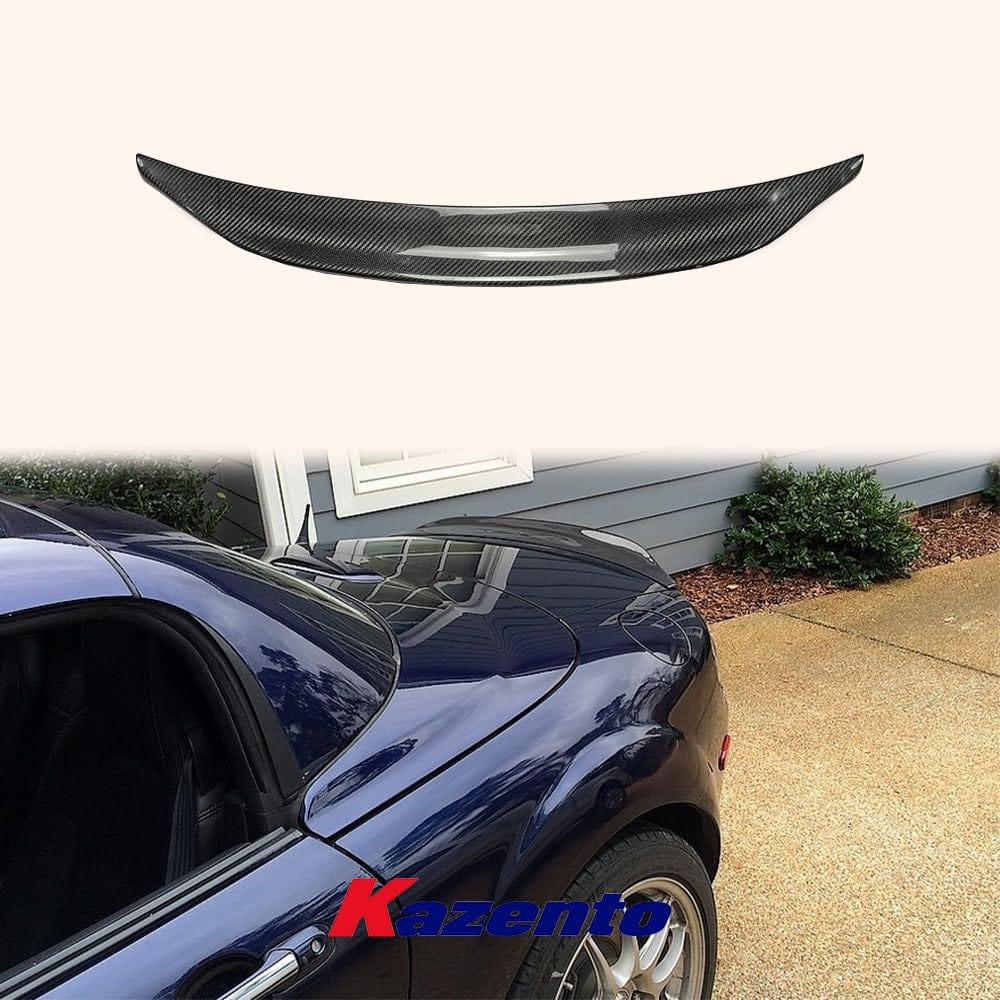 Rear Wing For Mazda MX5 NC NCEC Roster Miata EPA Type 3 Spoiler (PRHT Hard Top Only) Carbon Fiber Car Body Kit