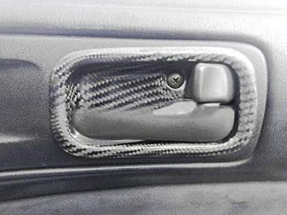S14 S14A Silvia Inner Door Handle Cup RHD 1993-1998 Kazento Carbon Parts Carbon Fiber S14-INNER-CF