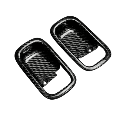 S14 S14A Silvia Inner Door Handle Cup RHD 1993-1998 Kazento Carbon Parts Carbon Fiber S14-INNER-CF