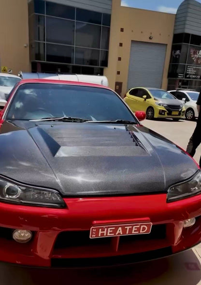 S15 Silvia Nismo Style Front Vented Bonnet Hood 1999-2002