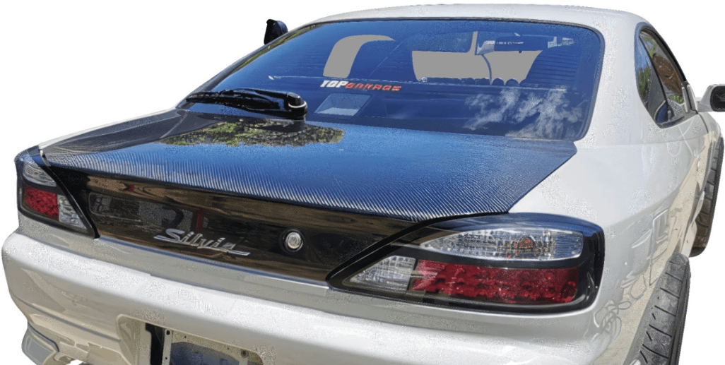 S15 Silvia OEM Style Rear Trunk 1999-2002 Kazento Carbon Parts 车身侧板