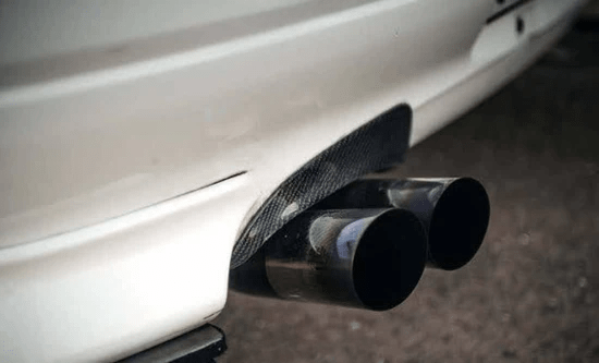 S15 Silvia Rear Bumper Exhaust Heat Shield 1999-2002 Kazento Carbon Parts