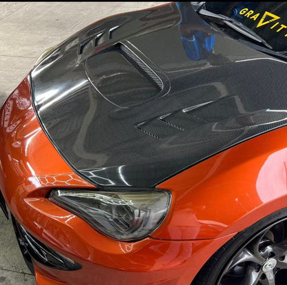 Scion FRS & Toyota GT86 & Subaru BRZ Vented Hood Bonnet 2012-2020