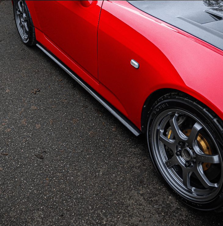 Side Skirts Add-On (Length 168Cm) Carbon Replacement For Honda S2000