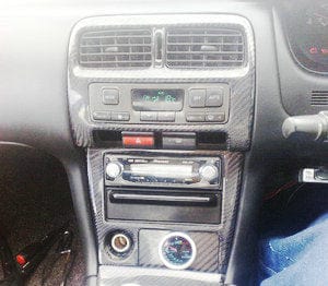 Silvia S14 200SX Interior Center Radio Surround Trim RHD