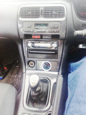 Silvia S14 200SX Interior Center Radio Surround Trim RHD