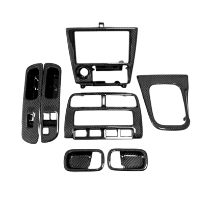Silvia S14 Interior Replacements 7pcs 1993-1998 RHD Kazento Carbon Parts