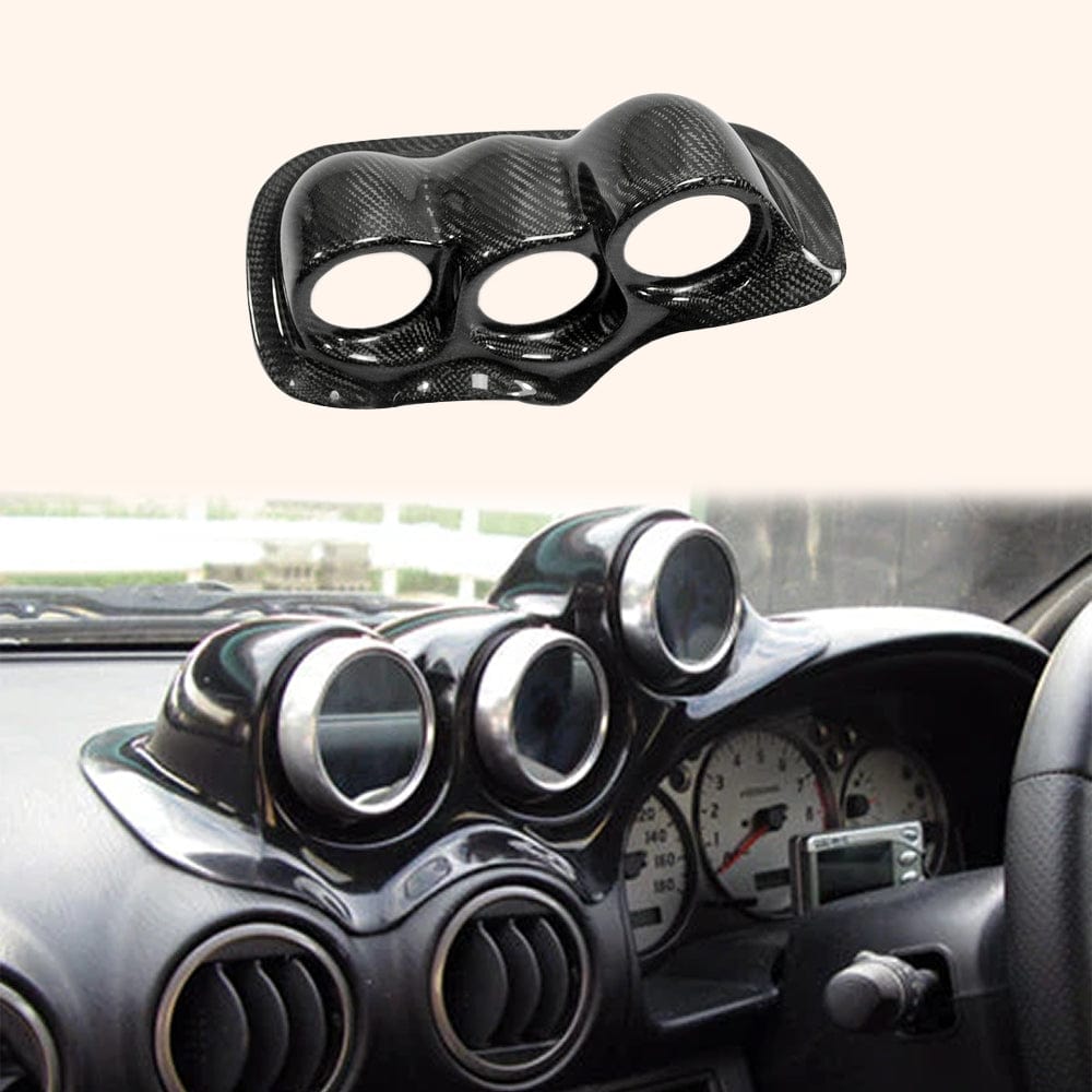 Silvia S15 Uras Type Dash Mount Triple Gauge Pod 60mm(RHD) 1999-2002 Kazento Carbon Parts