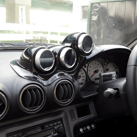 Silvia S15 Uras Type Dash Mount Triple Gauge Pod 60mm(RHD) 1999-2002 Kazento Carbon Parts
