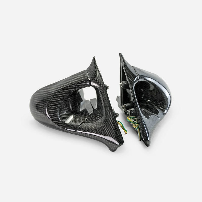 Skyline R32 GTR GTS &180SX S13 Aero Mirror W/glass (RHD Only) Kazento Carbon Parts 车身侧板