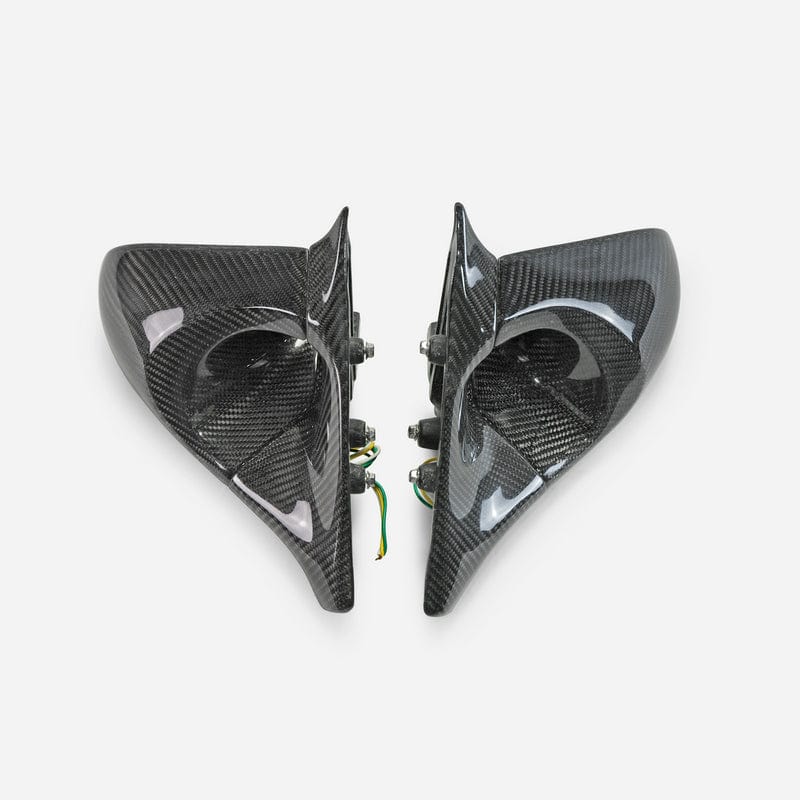Skyline R32 GTR GTS &180SX S13 Aero Mirror W/glass (RHD Only) Kazento Carbon Parts 车身侧板