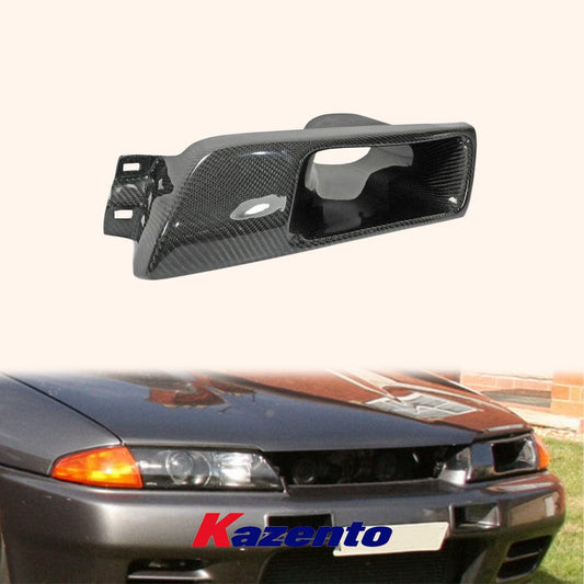 Skyline R32 GTR GTS Vented Headlight Cover (LHS One Piece) Kazento Carbon Parts 车身侧板