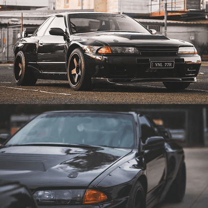 Skyline R32 GTR Nismo Style Front Vented Hood 1989-1994 Kazento Carbon Parts Bonnets/Hoods
