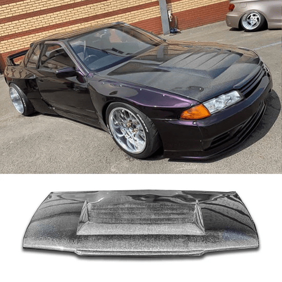 Skyline R32 GTR Nismo Style Front Vented Hood 1989-1994