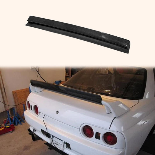 Skyline R32 GTR OEM Rear Spoiler Fujimura Style Gurney Flap Kazento Carbon Parts 车身侧板