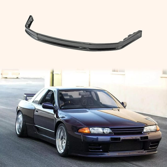 Skyline R32 GTR RB Style Front Lip fitted with RB wide fender Kazento Carbon Parts