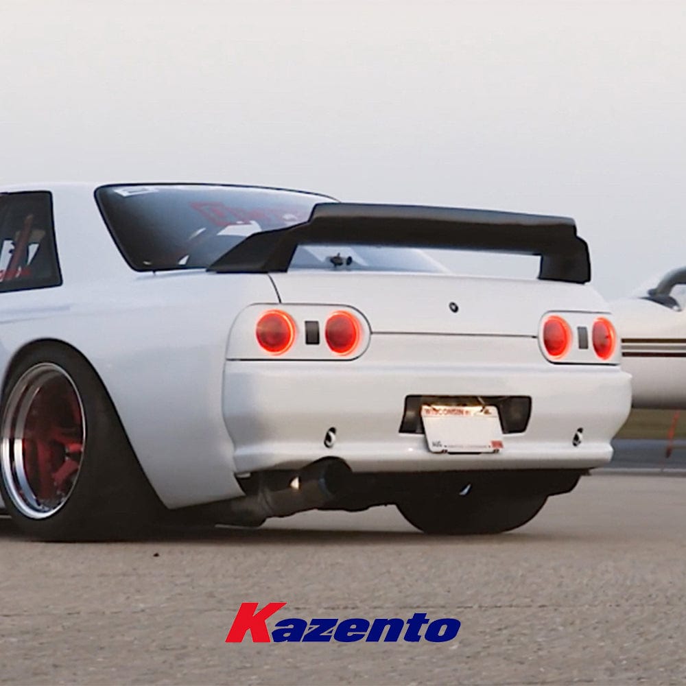 Skyline R32 GTR RB Style Rear Spoiler (Include support rod) Kazento Carbon Parts 车身侧板