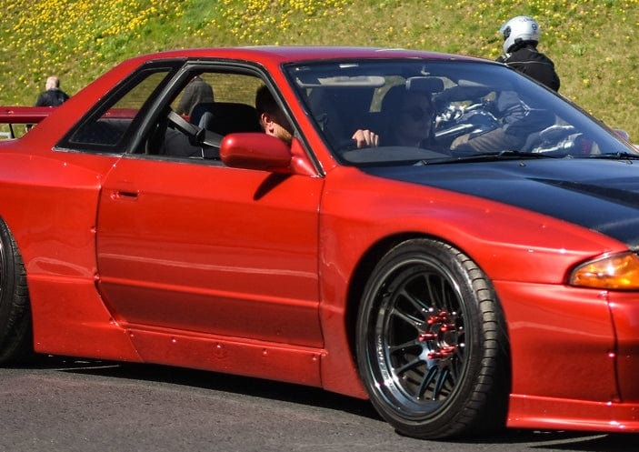 Skyline R32 GTR RB Style Side Skirt 1989-1994 Kazento Carbon Parts 车身侧板