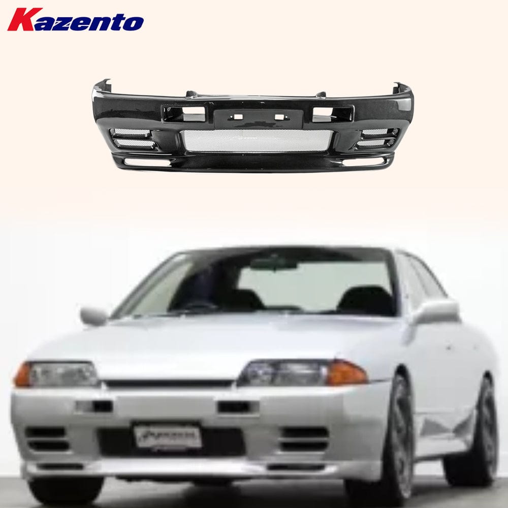 Skyline R32 GTR Style Front Bumper 1989-1993(GTS Only) Kazento Carbon Parts 车身侧板