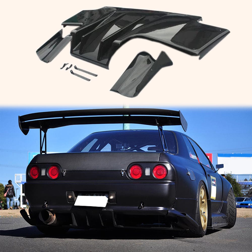 Skyline R32 GTR TS Rear Diffuser Type 2 1989-1994 Kazento Carbon Parts