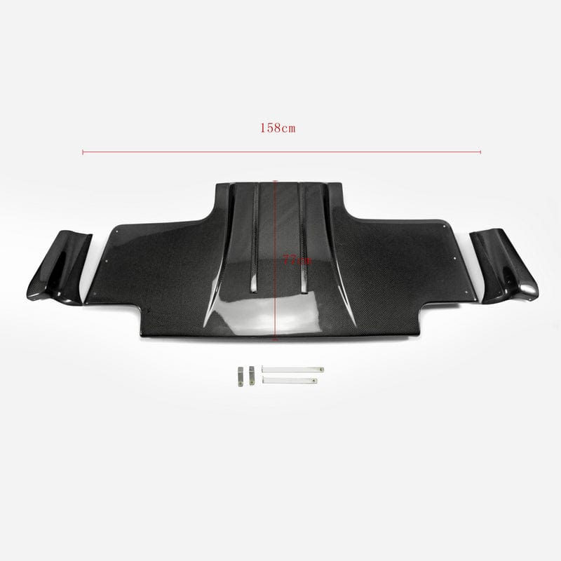 Skyline R32 GTR TS Rear Diffuser Type 2 1989-1994 Kazento Carbon Parts