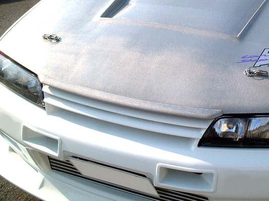 Skyline R32 GTS GTR NI Style Bonnet Hood Lip Cover Kazento Carbon Parts 车身侧板