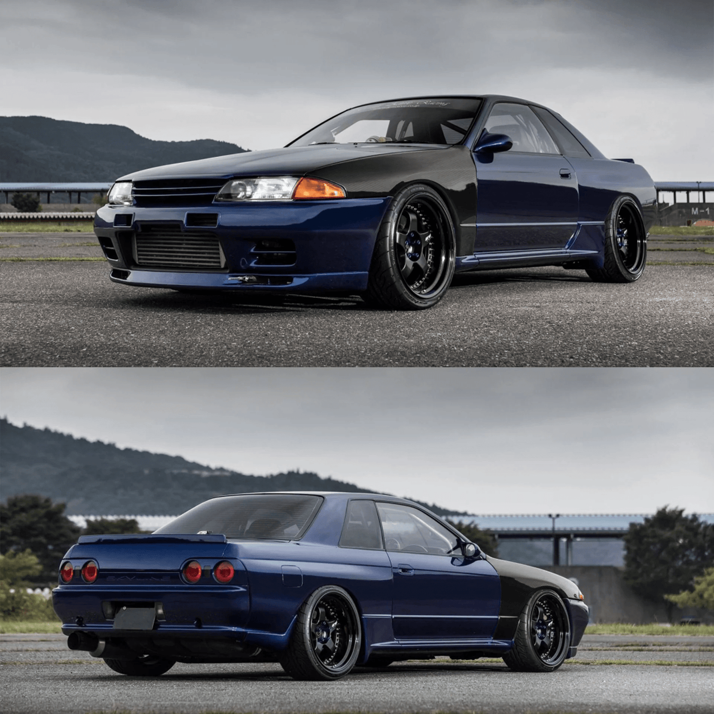 Skyline R32 GTS OEM Style Front Fenders 1989-1994 Kazento Carbon Parts 车身侧板