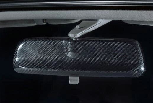 Skyline R32GTS R32GTR R33GTS Spec2 Room Rear View Mirror Cover Kazento Carbon Parts 车身侧板 Carbon Fiber R32-MC-ROOM-CF