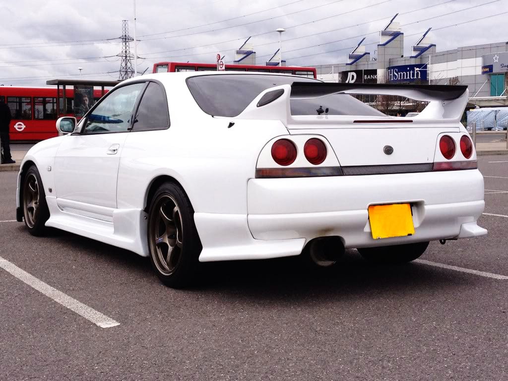 Skyline R33 GTR Auto Select Shibi Devil Spoiler Blade 1995-1998 Kazento Carbon Parts 车身侧板 Carbon Fiber R33-RS-BLD-SHIBI-CF