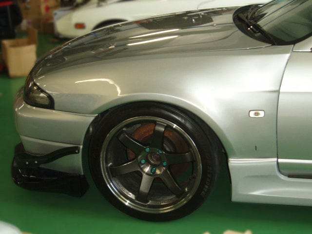Skyline R33 GTR BCNR33 RF Style Front Wide Vented Fenders 1995-1998 Kazento Carbon Parts 车身侧板