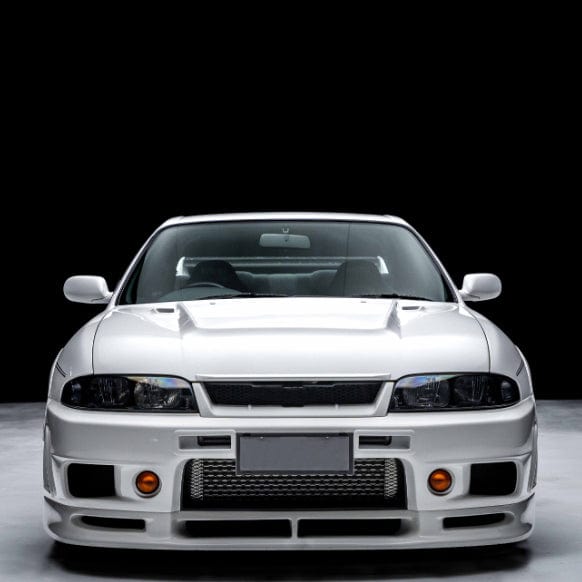 Skyline R33 GTR Black OE ABS Projector Headlight LED(Fits Series1-3) Kazento Carbon Parts ABS + Light LED R33GTR-LIGHT-OE-ABS