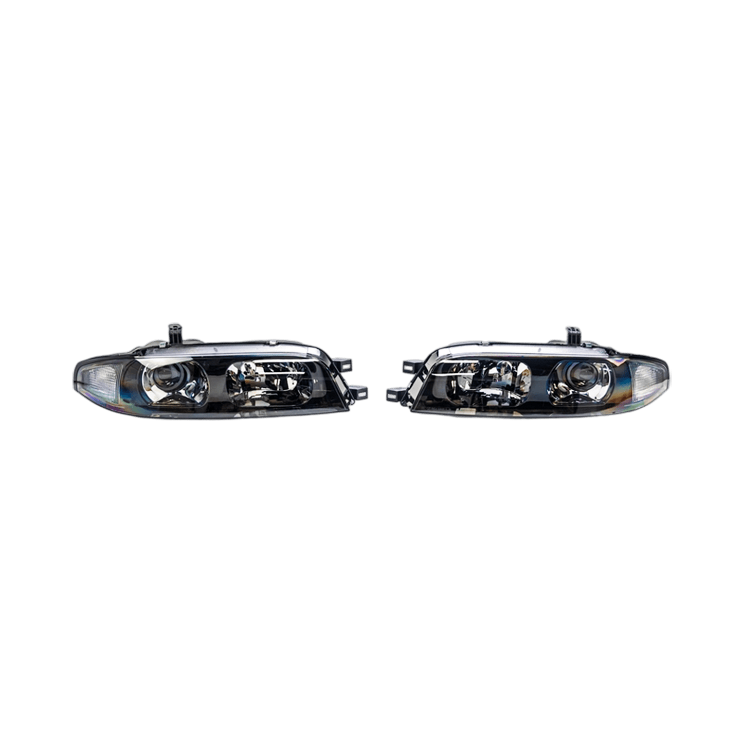 Skyline R33 GTR Black OE ABS Projector Headlight LED(Fits Series1-3) Pair