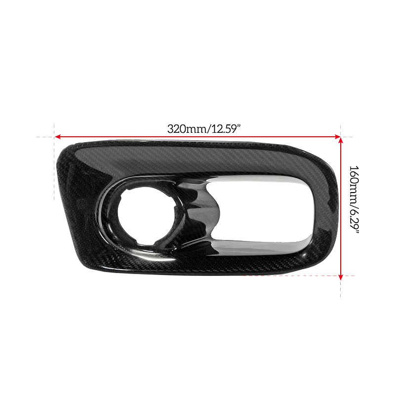 Skyline R33 GTR Border Front Bumper Air Duct 1995-1998 Kazento Carbon Parts 车身侧板 Carbon Fiber R33-BV-BOR-CF
