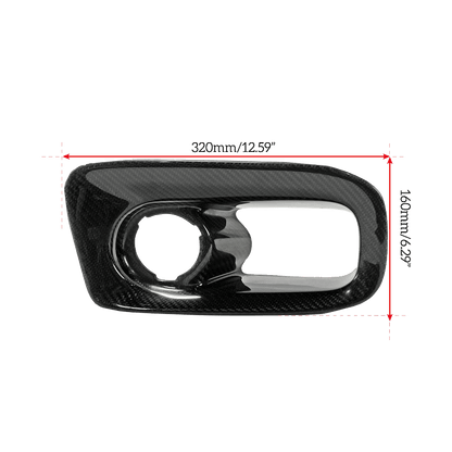 Skyline R33 GTR Border Front Bumper Air Duct 1995-1998 Kazento Carbon Parts 车身侧板 Carbon Fiber R33-BV-BOR-CF