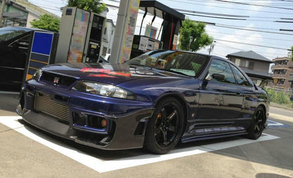 Skyline R33 GTR Front Bumper Garage Defend Style Stingray Canards