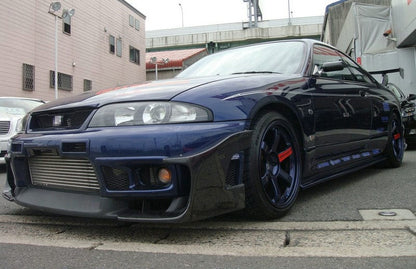 Skyline R33 GTR Front Bumper Garage Defend Style Stingray Canards