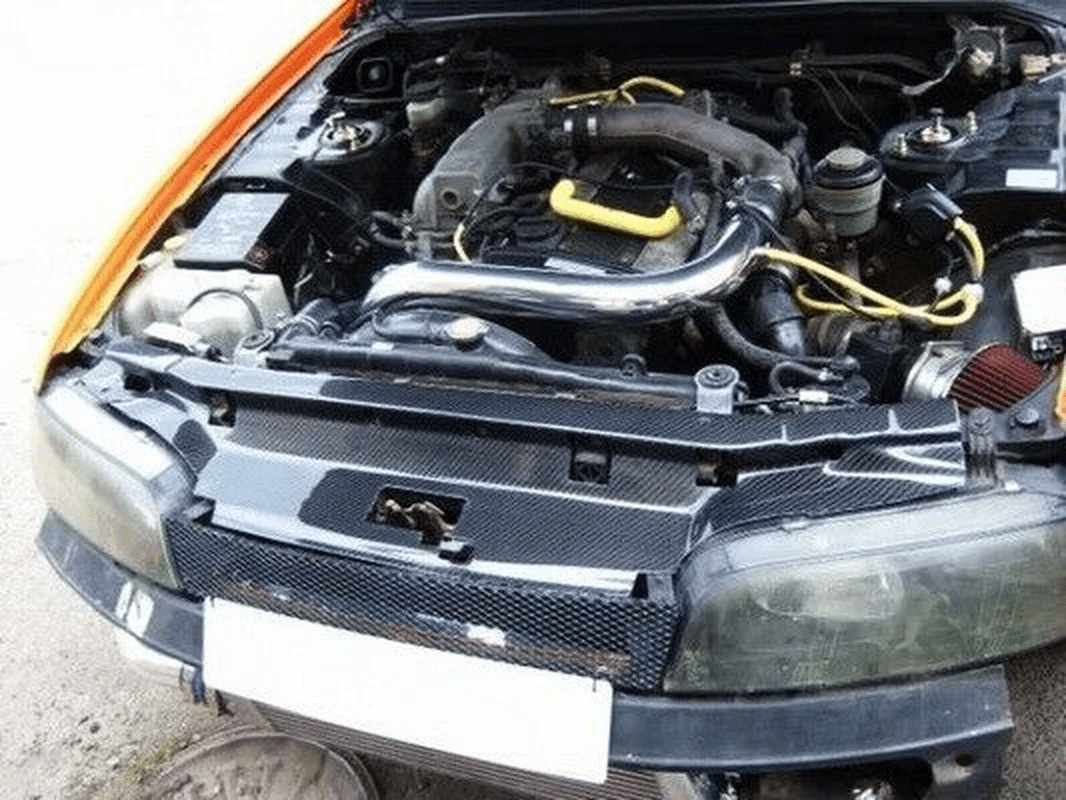 Skyline R33 GTR GAGE Style Cooling Panel 1995-1998 Kazento Carbon Parts