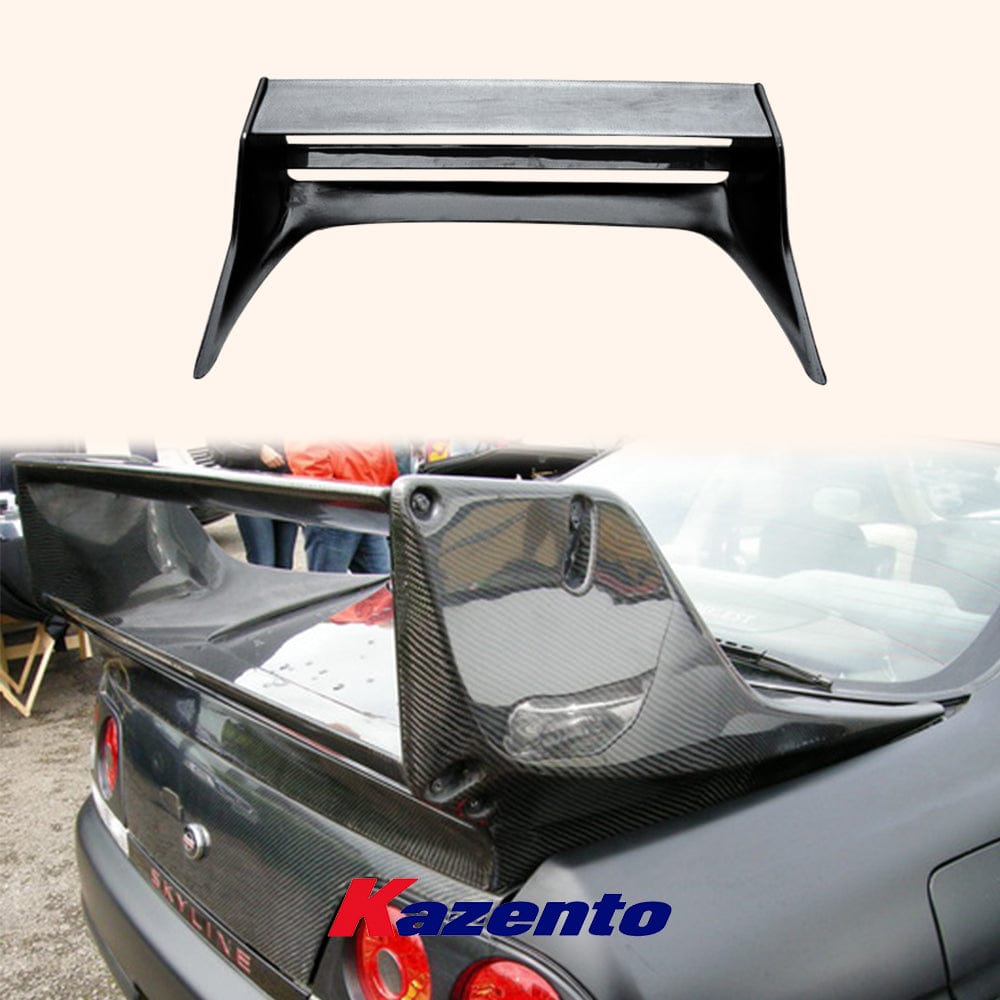 Skyline R33 GTR/GTS Gracer Style Double Blade Rear Spoiler 1995-1998