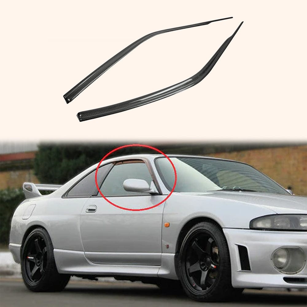 Skyline R33 GTR/GTS Wind Deflector 1995-1998 Kazento Carbon Parts