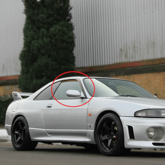 Skyline R33 GTR/GTS Wind Deflector 1995-1998 Kazento Carbon Parts