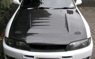 Skyline R33 GTR NIS Style Hood Bonnet 1995-1998 Kazento Carbon Parts Bonnets/Hoods