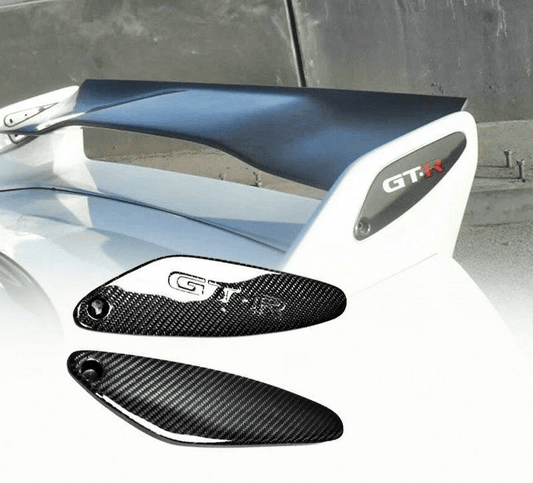 Skyline R33 GTR Rear Spoiler 'GTR' Logo End Caps 1995-1998