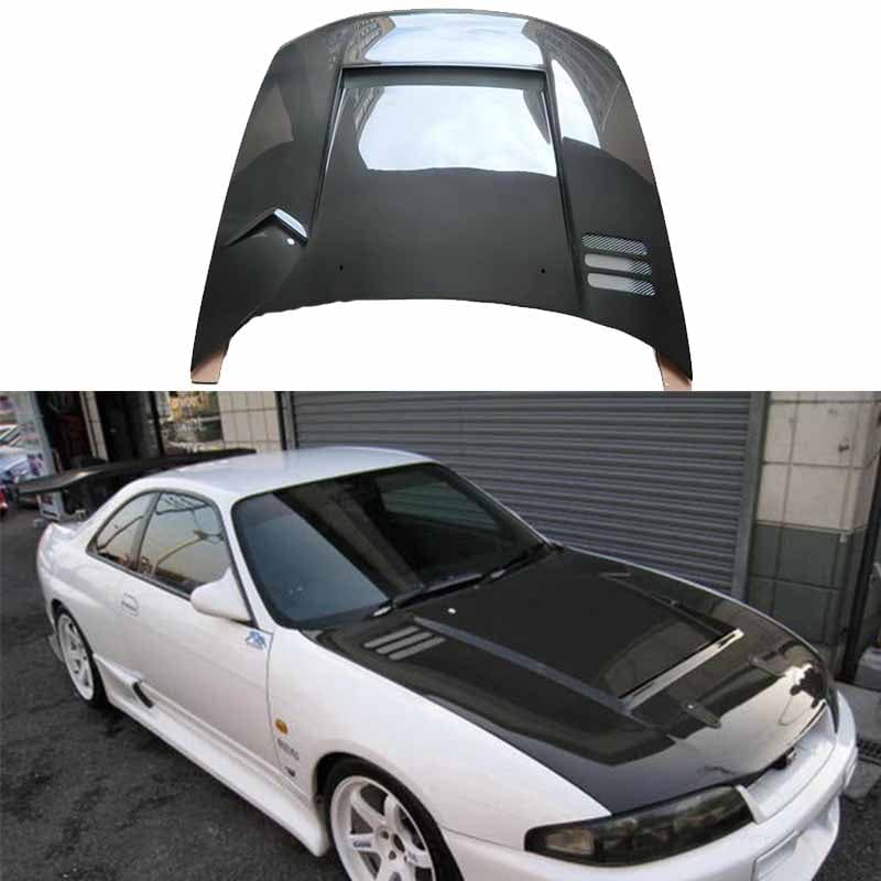 Skyline R33 GTR TS Style Front Vented Hood Bonnet 1995-1998