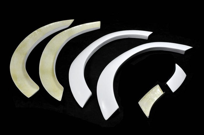 Skyline R33 GTS 400R Wheel Arches (6pcs) 1995-1998 Kazento Carbon Parts